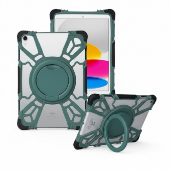 UNIVERSAL TABLET CASES- Hand | iCare Universal 9-11 Inch Tablet Case for iPad, Samsung, Lenovo &amp; Xiaomi &ndash; Shockproof Waterproof Silicone Bike &amp; Motorcycle Mount Cover &ndash; Dark Green | iCare