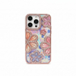 iPhone 13 Pro Max Rhinestone Floral Sparkle Back Case | Anti-Scratch Camera Protection Phone Case &ndash; Pink | iCare