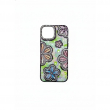 Glitter Flower Diamond Phone Case Compatible with iPhone 15 | Anti-Scratch Camera Protection &ndash; Purple | iCare