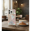 Glitter Flower Diamond Phone Case Compatible with iPhone 15 Pro Max | Slim Shockproof TPU Protective Cover &ndash; Gold | iCare