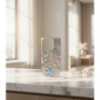 Glitter Flower Diamond Phone Case Compatible with iPhone 15 Pro Max | Slim Shockproof TPU Protective Cover &ndash; Silver | iCare