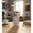 Glitter Flower Diamond Phone Case Compatible with iPhone 15 Pro Max | Slim Shockproof TPU Protective Cover &ndash; Silver | iCare