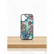 Glitter Flower Diamond Phone Case Compatible with iPhone 16 | Slim Shockproof TPU Protective Cover &ndash; Black | iCare