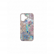 Glitter Flower Diamond Phone Case Compatible with iPhone 16 | Slim Shockproof TPU Protective Cover &ndash; Pink | iCare