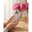 Luxury Glitter Flower Diamond Phone Case Compatible with iPhone 16 Pro Max &ndash; Gold | iCare