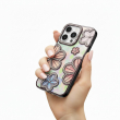 Luxury Glitter Flower Diamond Phone Case Compatible with iPhone 16 Pro Max &ndash; Purple | iCare