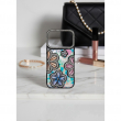 iPhone 17 Pro Max Luxury Glitter Flower Diamond Shockproof Case | Slim Protective Rhinestone Floral Cover &ndash; Black | iCare