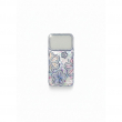 iPhone 17 Pro Max Luxury Glitter Flower Diamond Shockproof Case | Slim Protective Rhinestone Floral Cover &ndash; Blue | iCare