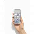 iPhone 17 Pro Max Luxury Glitter Flower Diamond Shockproof Case | Slim Protective Rhinestone Floral Cover &ndash; Blue | iCare