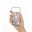 iPhone 17 Pro Max Luxury Glitter Flower Diamond Shockproof Case | Slim Protective Rhinestone Floral Cover &ndash; Gold | iCare