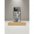 iPhone 17 Pro Max Luxury Glitter Flower Diamond Shockproof Case | Slim Protective Rhinestone Floral Cover &ndash; Purple | iCare
