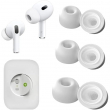 AirPods Pro Airpod Pro2 Compatible Replacement Ear Tips (XS/S/L) By iCare Soft Silicone Earbuds, Noise-Cancelling Ear Tip Caps | iCare