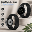 Google Pixel Watch Loop Magnetic Strap By iCare Adjustable Magnetic Band Strap Belt accessories &ndash; Black | iCare