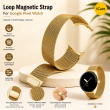 Google Pixel Watch Loop Magnetic Strap By iCare Adjustable Magnetic Band Strap Belt accessories &ndash; Gold | iCare