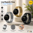 Google Pixel Watch Loop Magnetic Strap By iCare Adjustable Magnetic Band Strap Belt accessories &ndash; Silver | iCare