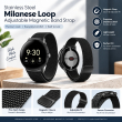 Google Pixel Watch Loop Magnetic Strap By iCare Adjustable Magnetic Band Strap Belt accessories &ndash; Black | iCare