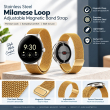 Google Pixel Watch Loop Magnetic Strap By iCare Adjustable Magnetic Band Strap Belt accessories &ndash; Gold | iCare