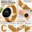 Google Pixel Watch Loop Magnetic Strap By iCare Adjustable Magnetic Band Strap Belt accessories &ndash; Gold | iCare