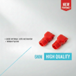6MM Weatherproof Metal Angle Anti-Theft Stop Lock for retail Shops, Malls and Warehouse marketed &ndash; Red | iCare