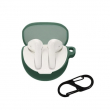 Oppo Enco Air 3 Case Solid Color Earphones Cover Case By iCare Silicone Cover Case Anti-Scratch Ear &ndash; Dark Green | iCare