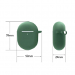 Redmi Buds 4 Active By iCare Shockproof Silicone Case | Soft Protective Earphone Cover | Durable Headphone Protector Shell &ndash; Dark Green | iCare