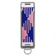 Foldable Self-Adhesive Phone Holder with Ring Loop &amp; Back Clip | Adjustable Mobile Kickstand for Smartphones &amp; Tablets &ndash; Pink Blue 2 tone | iCare
