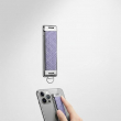 Foldable Self-Adhesive Phone Holder with Ring Loop &amp; Back Clip | Adjustable Mobile Kickstand for Smartphones &amp; Tablets &ndash; Purple | iCare