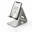 Stainless Steel Mobile Holder Stand | Laser Printed Customizable Phone Stand with Anti-Slip Silicone Grip | iCare