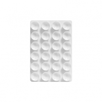 2Gen Suction Grip Single Side with 3M Tape | 2 Gen Suction Phone Grip Pad By iCare 24 Suction Cups | Anti-Slip Mobile Grip with 3M Tape (Pack of 2) &ndash; White | iCare