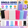 2Gen Suction Grip Single Side with 3M Tape | 2 Gen Suction Phone Grip Pad By iCare 24 Suction Cups | Anti-Slip Mobile Grip with 3M Tape (Pack of 2) &ndash; Baby Pink | iCare