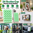 2Gen Suction Grip Single Side with 3M Tape | 2 Gen Suction Phone Grip Pad By iCare 24 Suction Cups | Anti-Slip Mobile Grip with 3M Tape (Pack of 2) | iCare