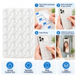 2Gen Suction Grip Single Side with 3M Tape | 2 Gen Suction Phone Grip Pad By iCare 24 Suction Cups | Anti-Slip Mobile Grip with 3M Tape (Pack of 2) &ndash; Clear | iCare