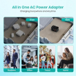 20W Universal Travel Adapter USB &amp; Type-C Fast Charging International Travel Plug for US UK EU AU | iCare