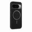 Google Pixel 10A MagSafe Carbon Fiber Texture Shockproof Case with Metal Ring Military Grade Drop Protection Cover Black | iCare