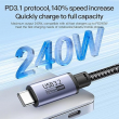 2M USB-C to USB-C Cable USB 3.2 Gen 2 | 20Gbps High-Speed Data Transfer | Fast Charging Type-C Cable | iCare