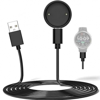 Amazfit Bip6 charging Cable | iCare USB-C Magnetic Charger Cable for Amazfit Bip 6 (USB-A Black) | iCare