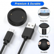 Amazfit Bip6 charging Cable | iCare USB-C Magnetic Charger Cable for Amazfit Bip 6 (USB-A Black) | iCare