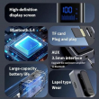 2-in-1 Bluetooth Audio Receiver &amp; Transmitter with Display By iCare | Type-C Fast Charging | AUX &amp; TF Card Support | iCare