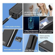 MX-M06 Bluetooth 5.3 Clip-On Audio Receiver &amp; Transmitter, Universal 3.5mm AUX By iCare Wireless Lavalier Style AUX Music Adapter | iCare