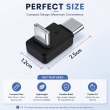 L-Shaped USB-C to Lightning Lavalier Microphone Audio OTG Adapter | iCare