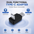 L-Shaped USB-C to Lightning Lavalier Microphone Audio OTG Adapter | iCare