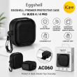 Samsung Galaxy Buds 4 &amp; Buds 4 Pro (2026) Premium Leather Texture PC+TPU Protective Case &ndash; Black | iCare