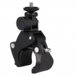 Bicycle Handlebars, Tripods, Gimbals &amp; Action Cameras Heavy Duty Tube Clamp Mount with 1/4" Screw | Universal Crab Claw Bracket | iCare