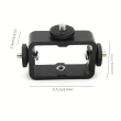 3in1 Tripod Mobile Holder | Smartphones, Gimbals, Tripods &amp; LED Lights 3-in-1 Universal Metal Phone Holder with Adjustable Clamp and 1/4 Inch Screw Mount | iCare