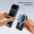 MagSafe Leather Wallet with Stand, Slim Magnetic Card Holder For iPhone &amp; Cases &ndash; Black | iCare