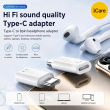 USB-C Devices Lightning Earphones Audio Adapter | Female Lightning to Male USB-C Converter | Music &amp; Calling Support | iCare