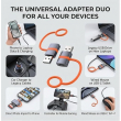 USB-C to USB-A Adapter | 5Gbps Fast Data Transfer Connector for Laptop, Charger &amp; Power Bank | iCare