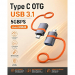 USB Type-C OTG Adapter USB 3.1 Female Converter | 5Gbps Fast Data Transfer for Mobile, Tablet &amp; Laptop | iCare
