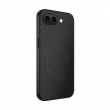 Magnetic Silicone Back Cover For Google Pixel GP9A | Matte Carbon Fiber Leather Finish | Shockproof Soft TPU Slim Case &ndash; Black | iCare