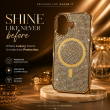 Apple iPhone 17 Glitter Diamond MagSafe Case Compatible | Shockproof Luxury Glitter Cover | Magnetic Wireless Charging Support | iCare